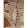 Image 3 : Christ Shearling Aviator Jacket in Tan Leather With Wool Lining Size M