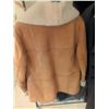 Image 4 : Christ Shearling Aviator Jacket in Tan Leather With Wool Lining Size M