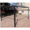 Image 1 : Outdoor Metal Gazebo Frame with Four Sturdy Posts