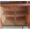 Image 3 : Mid-Century HPL Teak Cabinet with Glass Display and Storage