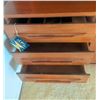Image 4 : Mid-Century HPL Teak Cabinet with Glass Display and Storage