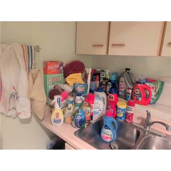 Household Cleaning Supplies and Detergents