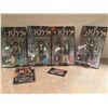 Image 1 : KISS McFarlane Action Figures, Johnny Lightning Car, and World Tour Patch Lot