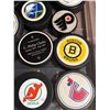 Image 2 : 25 NHL Hockey Pucks Featuring Team Logos