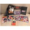 Image 1 : KISS Memorabilia Bundle with Magazines, Mask, and Collectibles