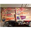 Image 1 : Vintage Hockey Pennants, Including Autographed Edmonton Oilers