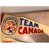 Image 6 : Signed Edmonton Oilers and Team Canada Felt Pennants