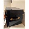 Image 5 : Blue Metal Steamer Trunk with Brass Hardware and Interior Lining