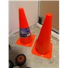 Image 4 : Four Hockey Sticks, Four NHL-Themed Pucks, and Two Training Cones
