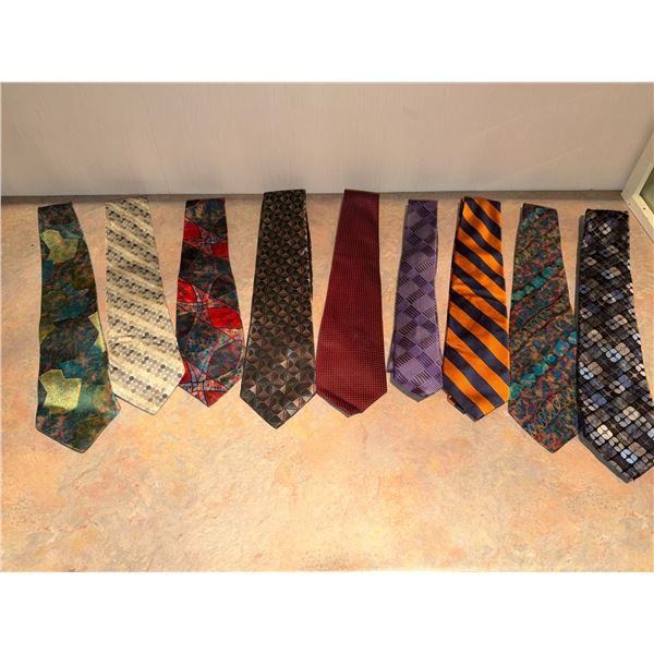 Mens Silk Ties Including Perry Ellis, Stafford, and Luciano Gatti