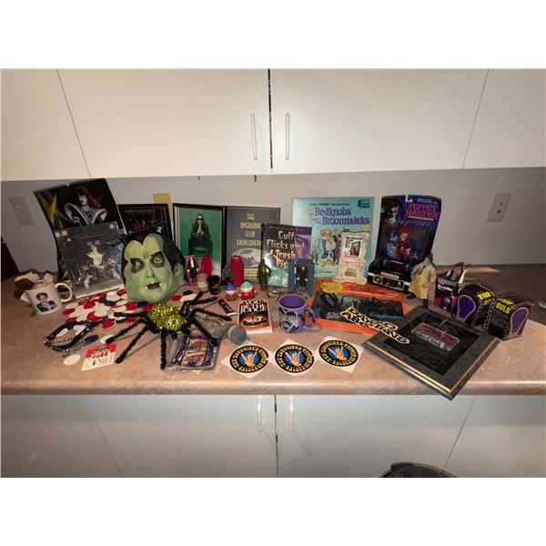 Spooky and Rock Memorabilia with Vintage Items