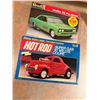 Image 1 : Revell Plastic Model Kits: Malibu SS Pro Street and Super Gas 41 Willys Coupe