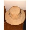 Image 5 : Four Hats: Overlander Genuine Leather, Budweiser Branded, Mesh Safari, and Woven Straw