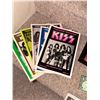 Image 6 : KISS Memorabilia Lot: Albums, Firehouse Magazines, Poster, and Shirt