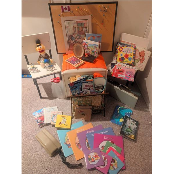 Childrens Items, Books, and Decor Items