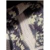 Image 2 : Dark Brown Faux Leather Storage Ottoman With Crochet Blankets