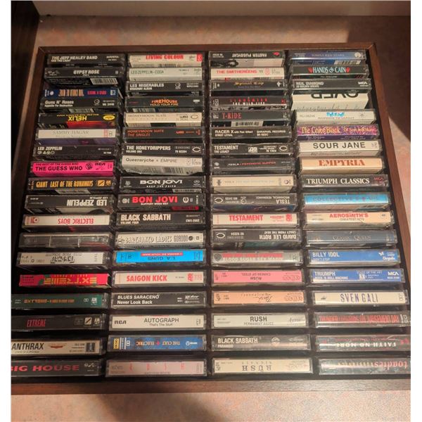 Cassette Tapes Featuring Various Artists and Genres