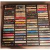 Image 1 : 100+ Vintage Music Cassette Tapes in Protective Wooden Case