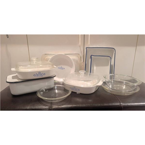 Corningware Collection w/ Assorted Kitchen Casserole Vessels