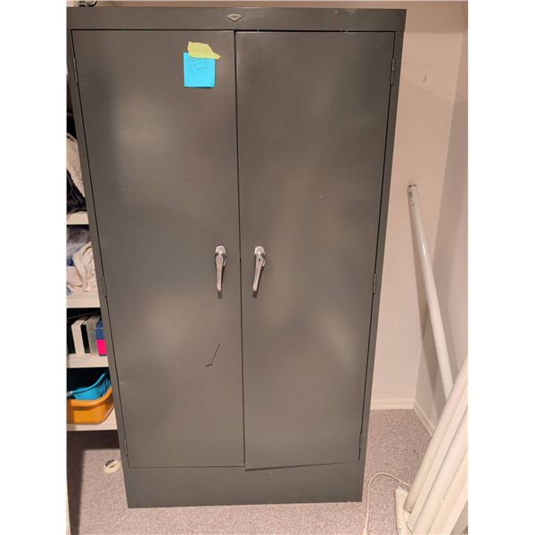 Cole Steel Locking Metal Cabinet with Drawers and Adjustable Shelves
