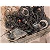 Image 1 : Large Mixed Lot of Audio, Video, and Power Cables With Microphone
