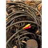 Image 4 : Large Mixed Lot of Audio, Video, and Power Cables With Microphone