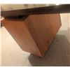 Image 4 : Mid-Century Modern Wood Desk with Integrated Storage Drawers