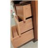 Image 8 : Mid-Century Modern Wood Desk with Integrated Storage Drawers