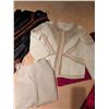 Image 2 : Womens Apparel Featuring Embellished Tops, Pants, and Silk Asian Robe