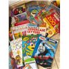 Image 4 : Childrens Activity Lot with Books, Stamps, Art Supplies, and Wooden Organizer