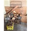 Image 1 : Firewood in Rack with Bow Saw Accessory