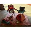 Image 1 : Lot Featuring Outdoor Gear, Camping Accessories, and Appliances
