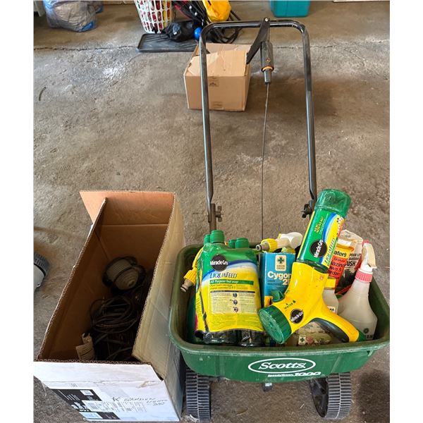 Lawn Care Bundle Featuring Scotts Spreader and Additional Essentials