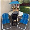 Image 1 : Outdoor Patio Set With Accessories, Including Garden Decor