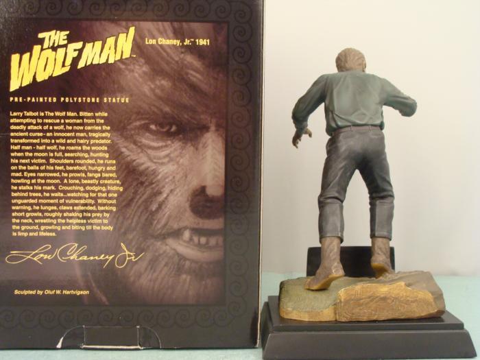 Sideshow Wolf Man Lon Chaney Polystone Statue Figure