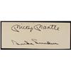 Image 1 : Mickey Mantle Duke Snyder 2 Signed HOF Autographs