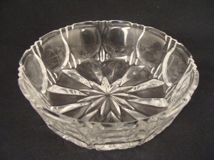 Vintage West German Lead Crystal Lidded Candy Dish
