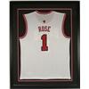 Image 1 : Derrick Rose Signed Chicago Bulls Jersey Deluxe Frame