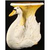 Image 2 : Vintage Large Ceramic Goose End Table Sculpture Italy