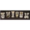 Image 2 : 20 Pc Vintage Clear Glass Toothpick Holder Collection