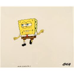 Squinting Original Cel Production Art SpongeBob Eyes