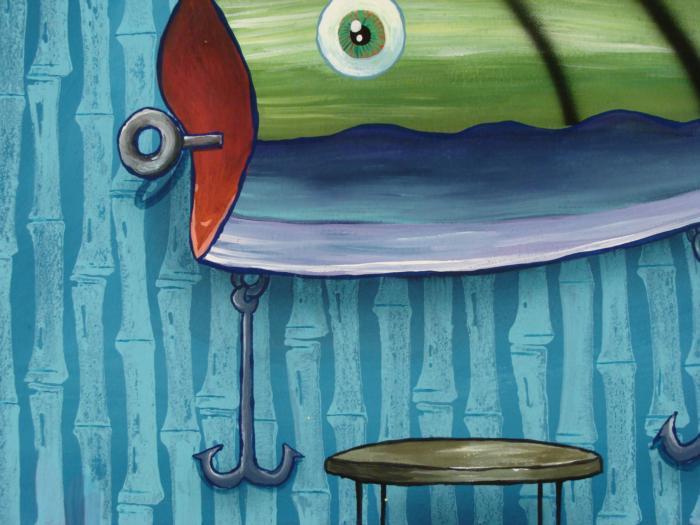 Background Fish Hook SpongeBob Art Original Animation