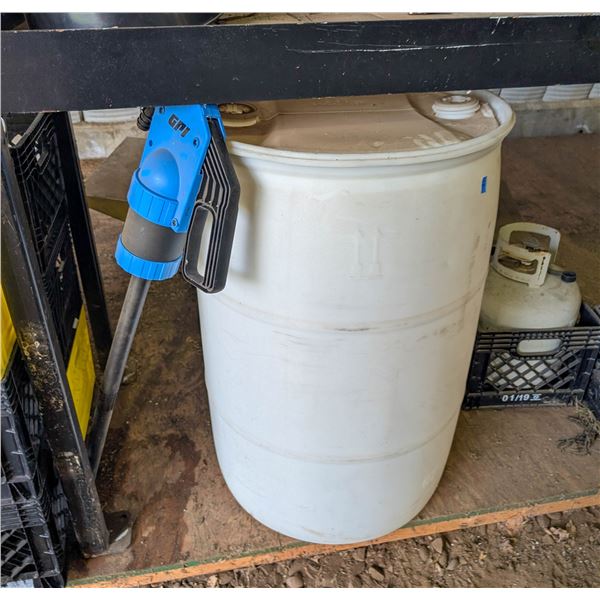 *OFFSITE* 45GAL RAIN BARREL WITH GRI PUMP