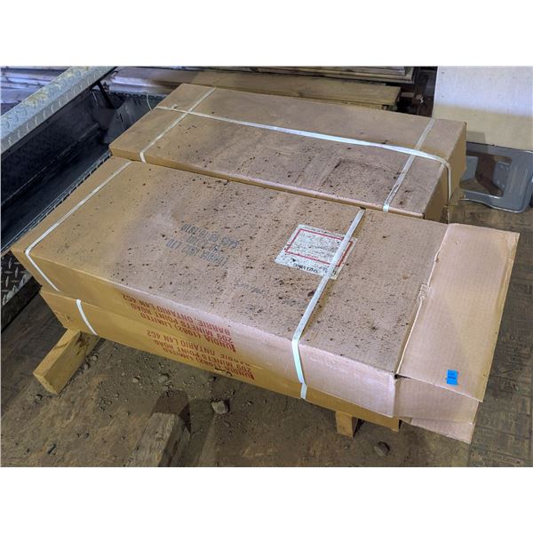 *OFFSITE* 4 BOXES OF LUNDIA SHELVES SOLD WITH IRON