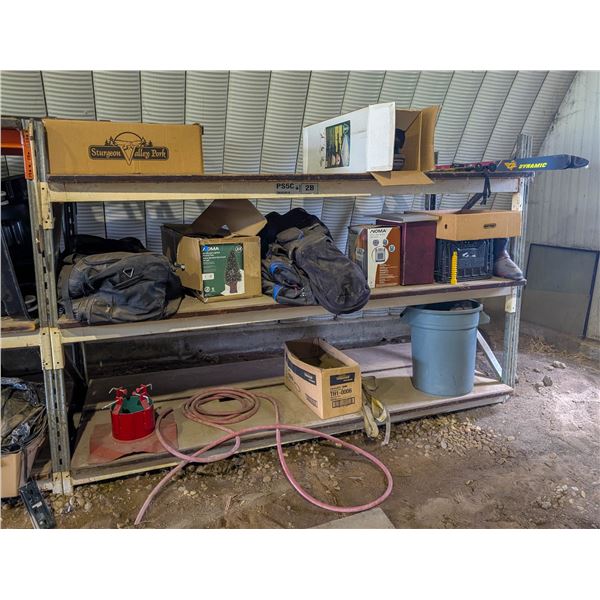 *OFFSITE* CONTENTS OF 3 SHELVES OF RACKING INCL