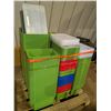 Image 1 : *OFFSITE* PALLET OF ASSORTED SIZE STACKBLE BINS