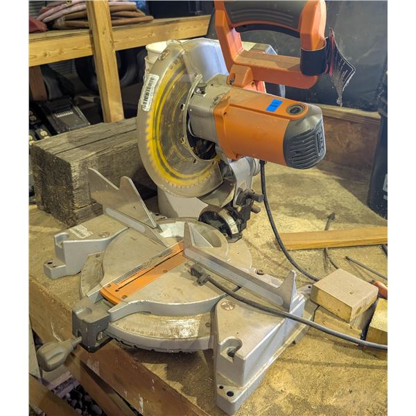 *OFFSITE* RIDGID MITRE SAW SOLD WITH OTHER CONTENS