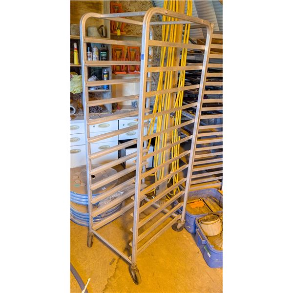 *OFFSITE* ALUMINUM BAKERS RACK