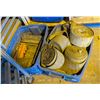 Image 1 : *OFFSITE* TWO TOTES OF HEAVY DUTY STRAPS AND CORNR