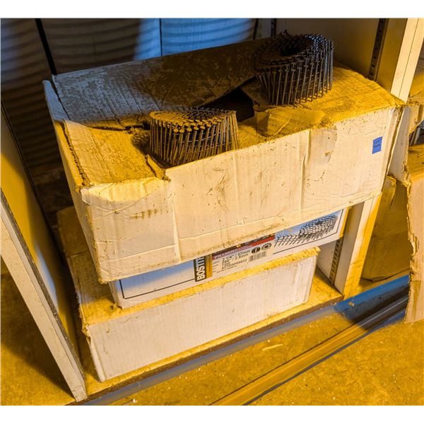 OFFSITE 3 BOXES OF NAIL COILS